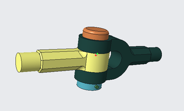 knuckle joint engineering 3d print model - Mito3D