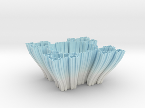 koch tigela fractal 3d print model - Mito3D