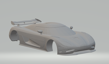 koenigsegg agera x 3d yazdır model in araç 3dexport döküm sıcak tekerlekler yuva slotcars arabalar gt gt1 gte süper scx 3d print model - Mito3D