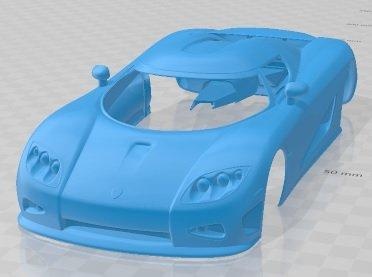 koenigsegg ccx printable body car 3d print model in automotive 3dexport slot scalextric tamiya rc miniz hobby micro 3d print model - Mito3D