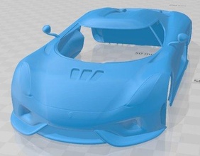 koenigsegg regera 2017 stampabile corpo macchina 3d stampa modello in settore automobilistico 3dexport fessura scalextric tamiya rc miniz passatempo micro 3d print model - Mito3D