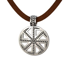kolovrat kolyadnik ladinets slavic pendant amulet 3d print model in pendants 3dexport svastik symbol sun kolor printable 3d print model - Mito3D