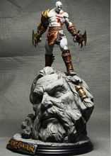 kratos zeus diorama imprimable 3d impression modèle in homme 3dexport dieu guerre god of war barbare jeux mythologie grec 3d print model - Mito3D