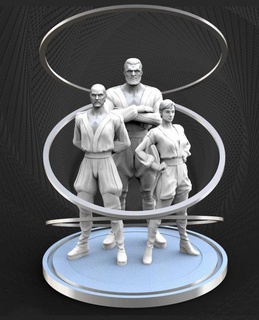 kriptoncular 1978 hazır 3d Yazdır adam 3dprinting Süpermen köylüler heykel 3dart 3d print model - Mito3D