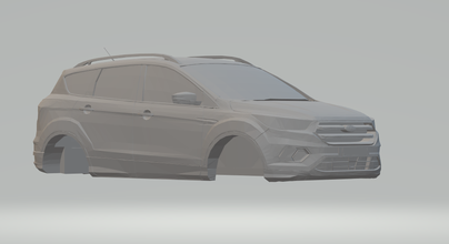 kuga 3d stampa modello in veicolo 3dexport pressofuso fessura macchina slotcar hotwheels ecosport scx suv 3d print model - Mito3D