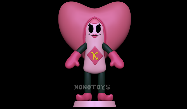 kunny doll 3d print model in woman 3dexport vagina clitoris female genitalia plush 3D print model - Mito3D