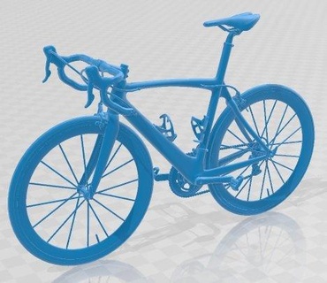 cuota fe ultra imprimible bicicleta 3d impresión modelo automotor pasatiempo micro escala 3d print model - Mito3D