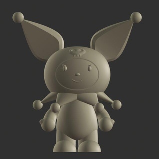 Kuromi animales sanrio melodia Hola gatito niños holakittyyamigos personaje forprint imprimir regalo figura lindo kawaii 3d print model - Mito3D