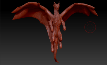 kushala frais 3d impression modèle in sculpture 3dexport monstre chasseur carnivore extinction mythologie imagination 3d print model - Mito3D