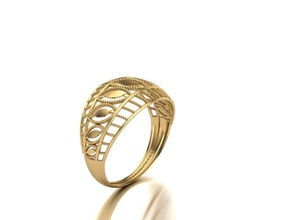 kuwaiti ring kuwaitti jewellery gold dubai 3d print model - Mito3D