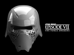 Kylo ren capacete força desperta Estrela guerras darth Vader 3d print model - Mito3D