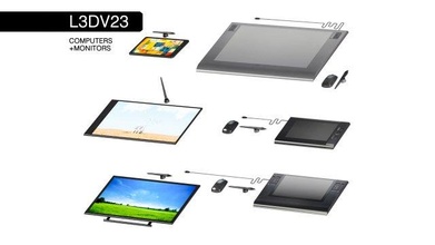 l3dv23g03 - graphics tablets set electronic painting screen monitor board pad display led epxlsd epxart collection asus wacom cintiq intous stylus 3d print model - Mito3D