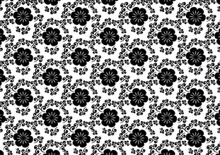 dentelle 3d impression modèle in vêtements 3dexport fond d'écran floral abstrait décoration fleur illustration texture fleurs couture noir blanc décoratif ancien ornement décor tissu tuile textile 3d print model - Mito3D