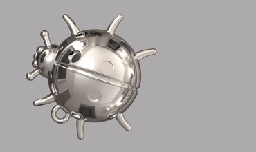 ladybug 3d print model in pendants 3dexport ladybugs jewelrydesign 3d print model - Mito3D