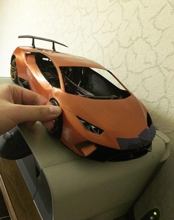 lambo Huracan performant rc voiture corps automobile échelle rccar tamiya hsp hpi mst 110 coquille 3d print model - Mito3D