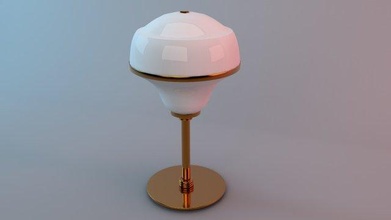 luminária interior casa arte retro 3d print model - Mito3D
