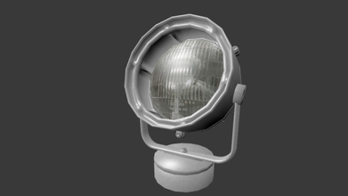 lampada gratuito 3d modello in studio palcoscenico 3dexport 3d print model - Mito3D