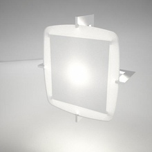 lampwall01 Mauer montiert Lampe Objekt Szene Zimmer Büro Halterung Architektur Armaturen bearbeitet Eisen Globus endgültig Licht gi 3d print model - Mito3D