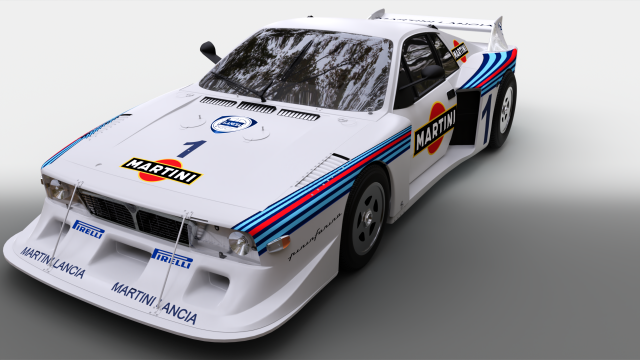 lancia beta monte carlo turbo 3d modell rennen 3dexport sport wagen fahrzeug rallye schnell coupe geschwindigkeit 3D print model - Mito3D