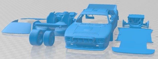 lancia comício 037 wrc 1983 imprimível carro automotivo fenda escalextrico Tamiya rc miniz passatempo micro diecast 3d print model - Mito3D