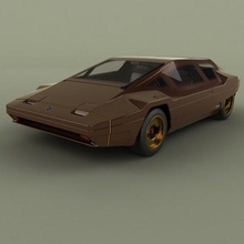 lancia tıslama 3d model in konsept 3dexport araba klasik antik bertone 1978 gandini i̇talyan spor 3d print model - Mito3D