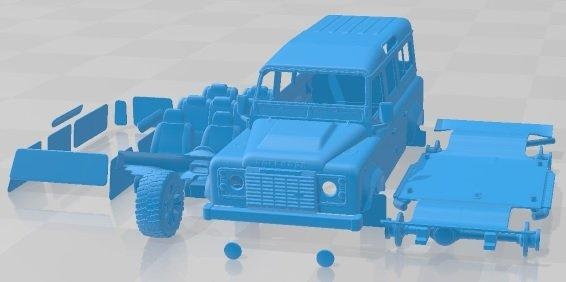 land rover defender works v8 4 door 2018 printable car automotive slot scalextric tamiya rc miniz hobby micro diecast 3d print model - Mito3D