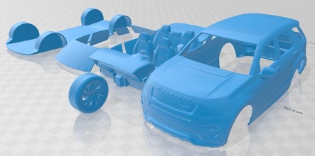 terra Andarilho descoberta esporte dinâmico 2016 imprimível carro fenda escalextrico Tamiya rc miniz passatempo micro rastejante 3d print model - Mito3D