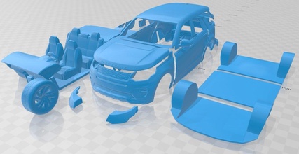 terra andarilho descoberta esporte dinâmico 2016 imprimível carro 3d impressão modelo in automotivo 3dexport fenda escalextrico tamiya rc miniz passatempo micro rastejante 3d print model - Mito3D