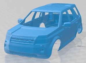Land Rover Freelander 2011 druckbar Körper Wagen Slot scalextric tamiya rc miniz Hobby Mikro 3d print model - Mito3D