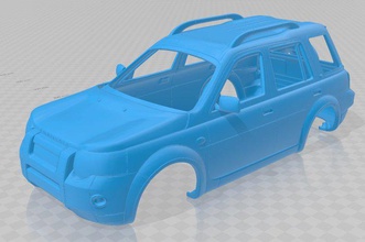 land rover freelander printable body car 3d print model in automotive 3dexport slot scalextric tamiya rc hobby miniz 3d print model - Mito3D