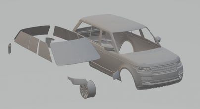 land rover range rover free diecast hotwheels slot slotcar slot-car hot toys car 3dpirnt print printing printable