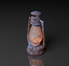 lantern print stl antic blendermodel cycles render decore light quality textures 3d print model - Mito3D