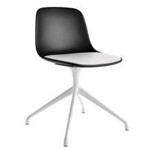 lapalma - seela s344 chair plastic subtle shell sleek seat-pad steel antti kotilainen minimalism elegant 3d print model - Mito3D