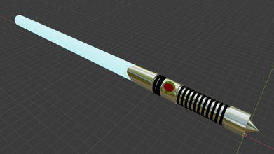 láser espada 3d print model - Mito3D