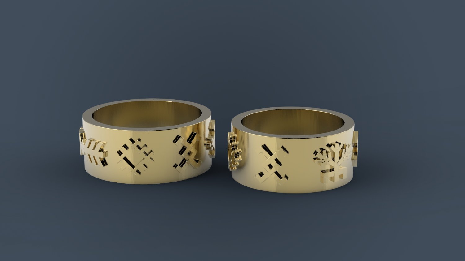 lettone nozze anelli squillare gioielleria simboli nazionale Lettonia oro argento moda bellezza stampabile cnc cncmachining 3D print model - Mito3D