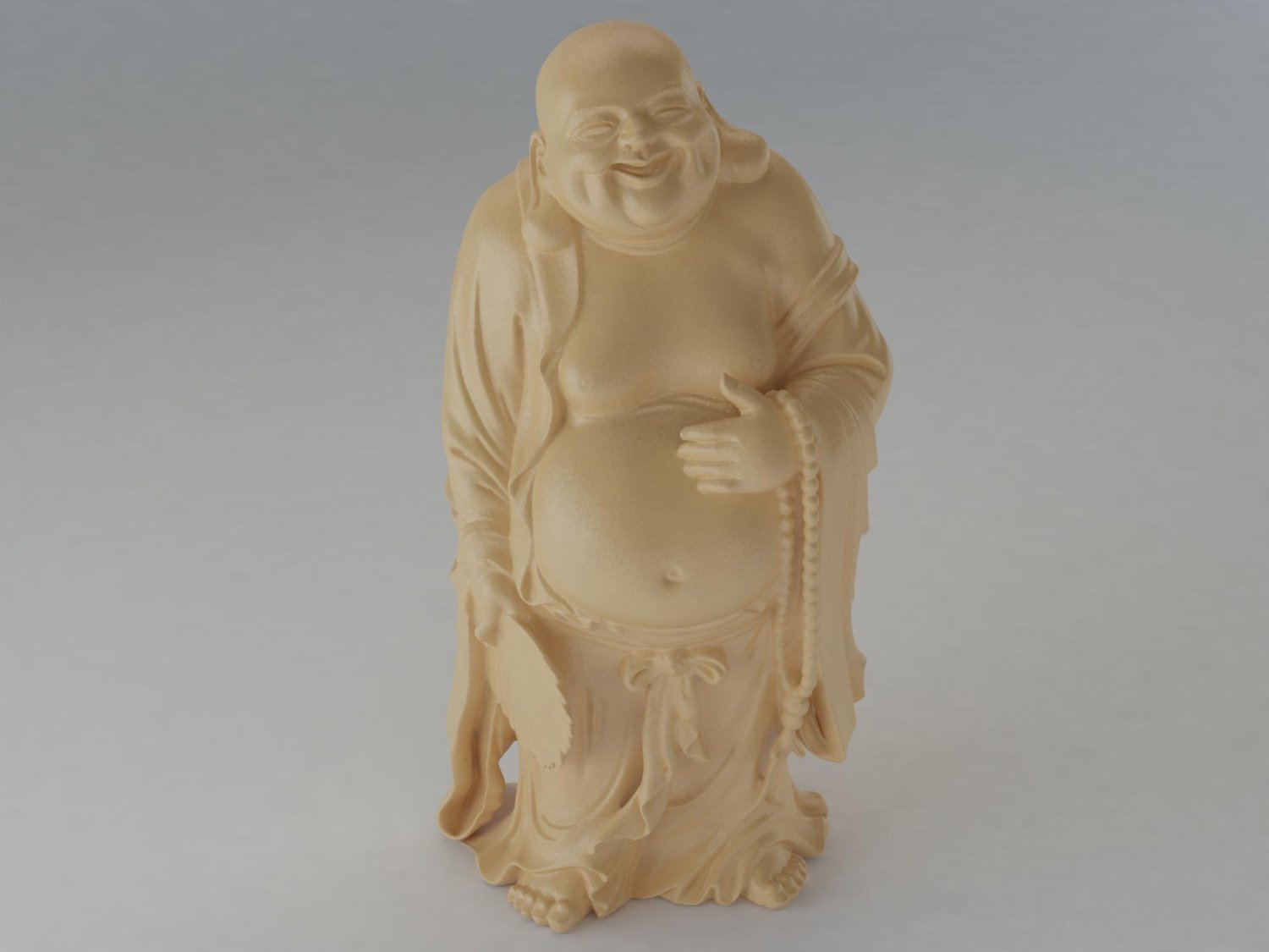 lachen buddha 3d drucken modell skulptur 3dexport statue carving felsen stein tibet garten tempel umgebung scan echtzeit vr fotorealistisch spiel 3D print model - Mito3D