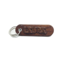 laura 3d keychain print model in keychains 3dexport key personalized names 3dprint customizable 3d print model - Mito3D