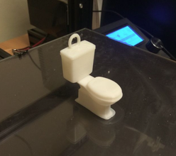 tuvalet wc bedava 3d yazdır model in aksesuarlar 3dexport anahtarlık süs 3d print model - Mito3D