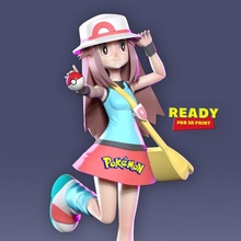 Blatt Pokémon Trainer pokemon go Pokemongo niedlich Karikatur 3d print model - Mito3D