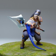 league of legends xinzhao 3d print model in man 3dexport character lol champion stl 3dprint games accessories art gamestoys 3d print model - Mito3D