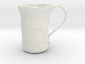 leaves mug taza 3d print model - Mito3D