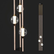 conduziu lampatron tabeo tons madeira Postagens luminária moderno vidro metal moda incomum interior lindo designer dormindo luz luminoso brilhante 3d print model - Mito3D