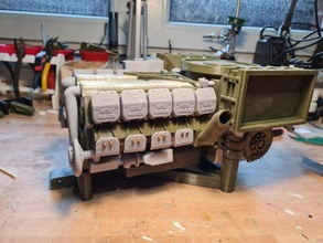 léopard 1 bloc d'alimentation 10 rc Panzer 3d print model - Mito3D