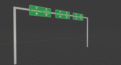 letreros destino tipo mexico destination signs type usado para juegos 3d print model - Mito3D