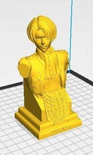 levi base 3d impresión modelo in hombre 3dexport ataque titán shingeki 3d print model - Mito3D