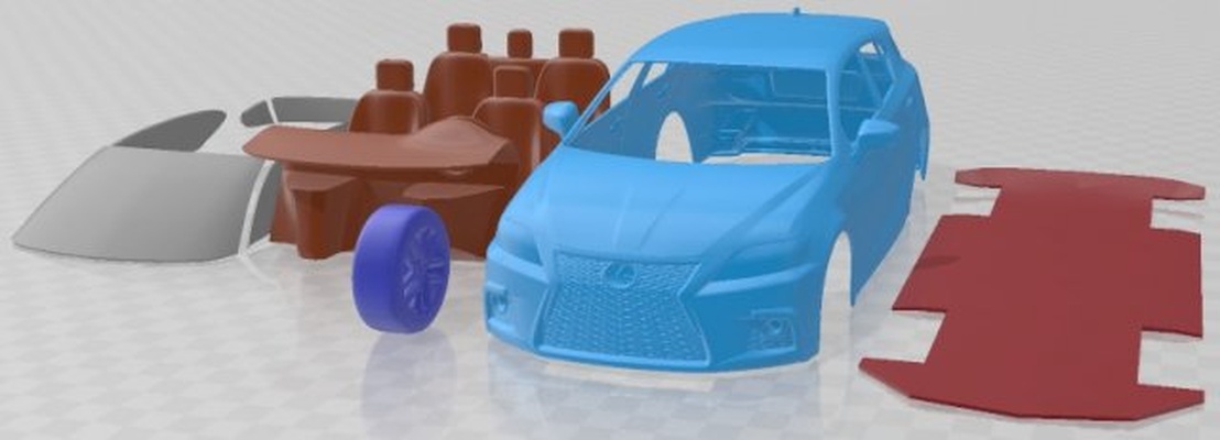 lexus ct 200h 2020 imprimível carro 3d impressão modelo in automotivo 3dexport fenda escalextrico tamiya rc miniz passatempo micro diecast 3d print model - Mito3D