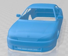 lexus es 1992 imprimível corpo carro 3d impressão modelo in automotivo 3dexport fenda escalextrico tamiya rc miniz passatempo micro 3d print model - Mito3D