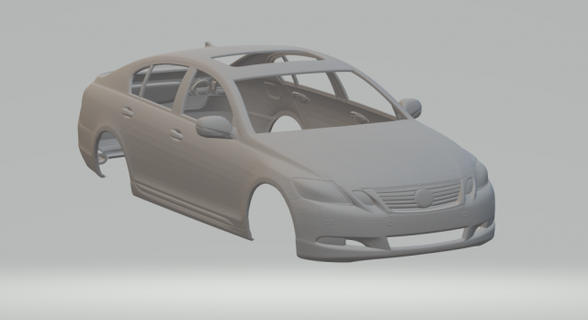 Lexus gs 2007 2012 araç döküm Sıcak tekerlekler yuva slotcar slot car oyuncaklar araba 3dpirnt Yazdır baskı yazdırılabilir 3d print model - Mito3D