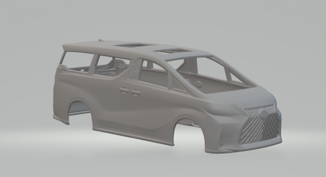 Lexus lm araç döküm Sıcak tekerlekler yuva slotcar slot car oyuncaklar araba 3dpirnt Yazdır baskı yazdırılabilir 3D print model - Mito3D