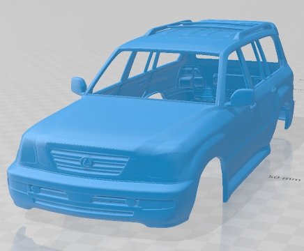 lexus lx 2003 printable body car slot scalextric tamiya rc miniz hobby micro 3D print model - Mito3D